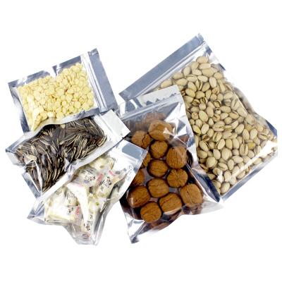 China Recyclable customized OPP film + aluminum plating +PE resealable clear ziplock plastic bags / ziplock bag for sale for sale