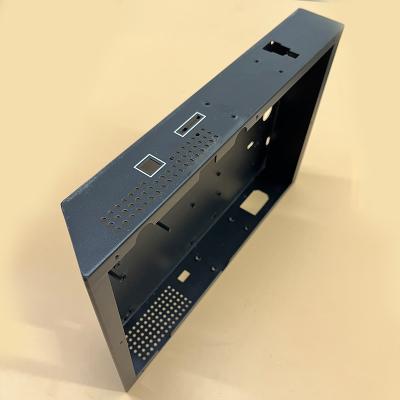 China Office Equipment / Electronic Enclosures Folding Sheet Metal Laser Cutting Genset Enclosure Precision Stamping Manufacturing Services for sale