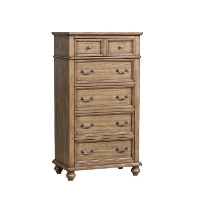 China Tall Drawers 6 Drawer Chest Wooden Storage Dresser Wooden Chest For Bedroom for sale