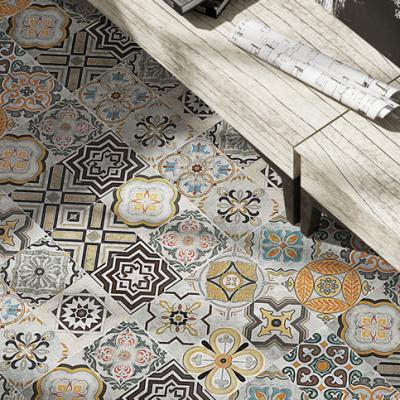 China Moroccan Mosaic Tiles Cement DIY Tiles Handmade Iranian Indian Ceramic Stencils Rustic Encaustic Tiles for sale