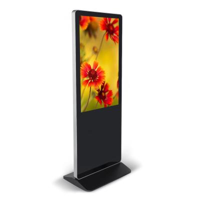 China Indoor/Outdoor Factory Supplier 43 Inch Restaurant Floor Stand Indoor LCD Digital Screen Advertising Android WiFi Capacitive Touch Kiosk for sale