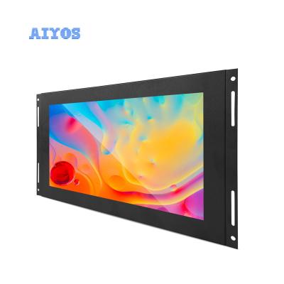 China Motion Sensor Aiyos 13.3inch High Resolution Digital Photo View Industrial HD IPS Open Frame Capacitive Touch Screen Monitor for sale