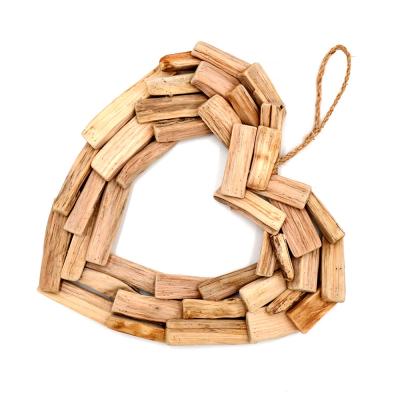 China Eco-Friendly Art Wooden Loving Heart Home Wall Decor Wall Hanging Heart Hanging Ornaments for sale