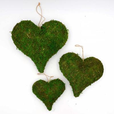 China Artificial Custom Shape Moss Hanging Garden Decoration Art Decor Wholesale Moss Decoration Manufacturer for sale