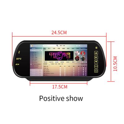 China Mp5 Bluetooths Monitor Car Rearview Mirror Remote Control Monitor 7 Inch Monitor for sale