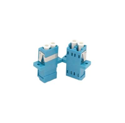 China FTTH FTTxFTTB Cheap Network Price Data Center Product Duplex Fiber Optic Adapter LC/PC Metal Clip for sale