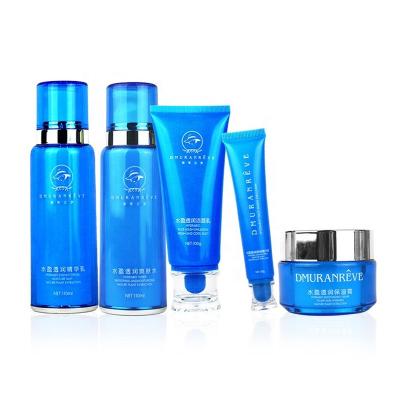 China OEM Korean Custom Private Label Skin Care Bleaching Anti Aging Brightening Whitening Nicotinamide Rejuvenating Skin Care Set for sale