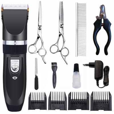 China Stored Rechargeable Dog Clippers Machines Cordless Professional Hair Cutting Dogs for sale