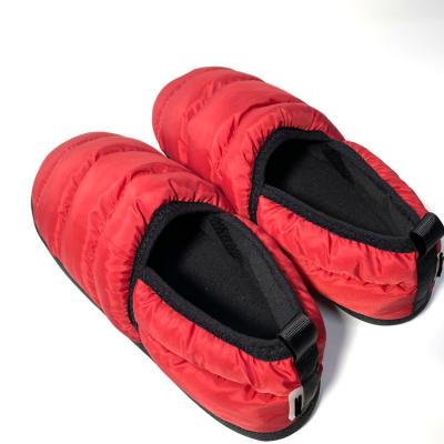 China New Colorful Winter Home Indoor Waterproof Non-slip Winter Stocking Puffy Slipper Popular Even Lightweight Women's Puffy Slippers for sale