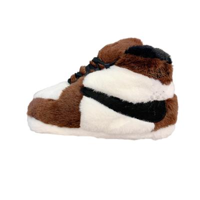 China Anti-Static Winter Jordan Warm Home Non-Slip Slippers Fashion Kids Sneakers Slippers for sale