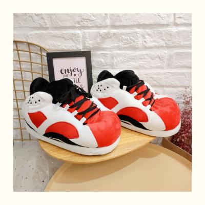 China Antistatic Plush Jordan Professional Indoor Sneaker Slippers For Women Kids for sale