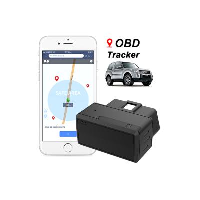 China 4G Wireless Motor Vehicle Taxi GPRS 2G OBD Port Port GPS Tracker Mini Easy Installation Sim Card MIC For Car for sale