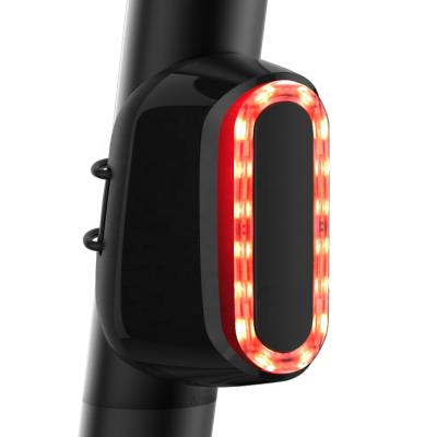 China New Arrival Hightlight Omni Warning Light O Shape Waterproof Bike Light, USB Rechargeable Front and Rear LED Bike Light for sale