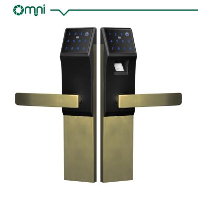 China Best Hotel Door Lock Brand Fingerprint Keypad Outdoor Door Lock for sale