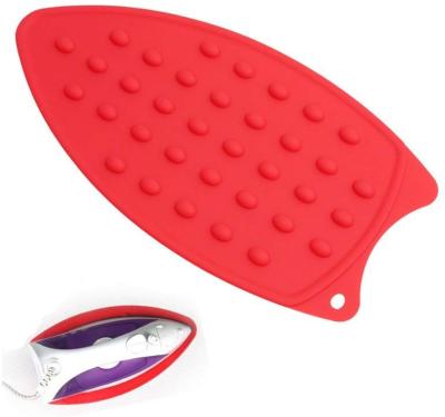 China Durable Universal Heat Resistant Silicone Iron Rest Pad For Ironing Board Steam Compact Iron for sale