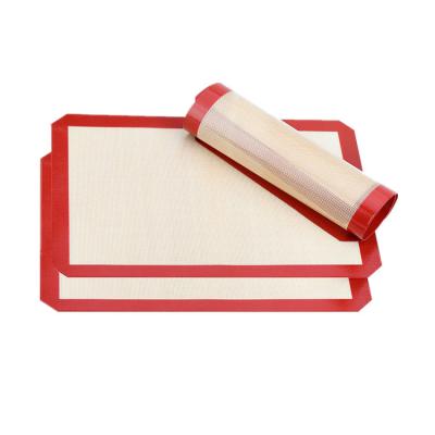 China Custom Copy Viable Logo Baking Silicone Mat from SHQN for Macaron, Bread and Cookie Pastry Making for sale