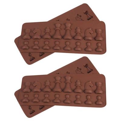 China Viable International Brown Chess Shape Silicone Mold for Resin Epoxy, Earring Necklace Making and DIY Jewelry Craft Making for sale