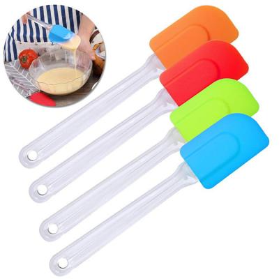 China SHQN Sustainable Food Grade Approved Design Split Silicone Mixing Scraper, Cake Cream Butter Colorful Kitchen Silicone Mix Size Spatula for sale