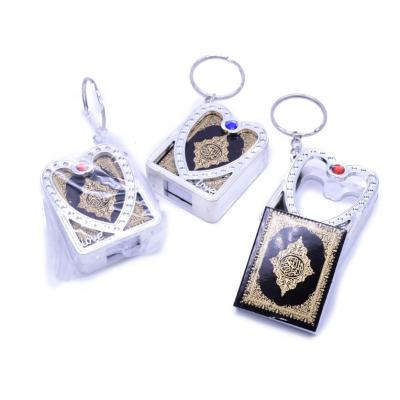 China Custom Mini Koran Key Chain Small Cute Pendant Religious Jewelry Quran Key Chain Modest Muslimah Styling New Islamic for sale