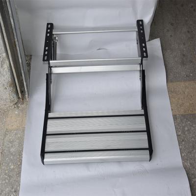 China Factory Made High Strength Aluminum Alloy Folding Ladders Folding RV Caravan Entrance Steps for sale