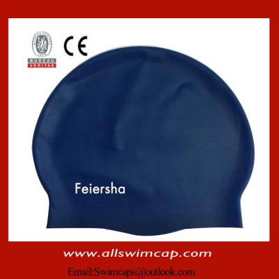 China OEM silicon swimming bathing cap for sale