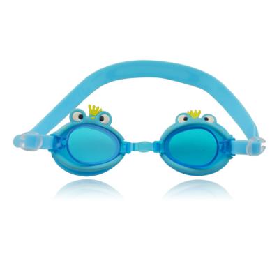 China cartoon kid swimming goggles with one strap with drawing on it for sale