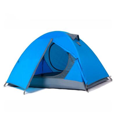 China Straight Tether Type Family Tents Wholesale Camping Tent Outdoor Ware Waterproof 3 4 Person Folding Tent To Expand Equipment for sale