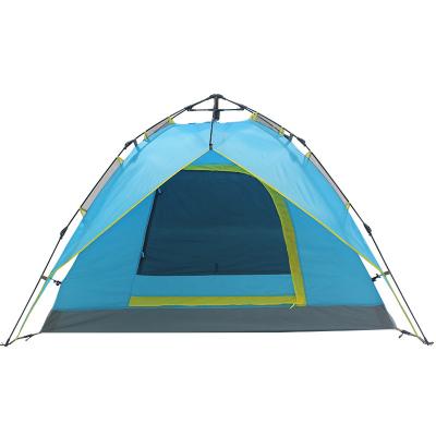 China Straight Tying Type Portable Self-Setup Vacation Camping Camping Double Tent for sale