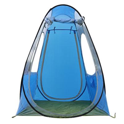 China Waterproof Camping Instant Bathroom Changing Outdoor Beach Fishing Raising Travel Noise Up Portable Privacy Tent Shower Tent With Mat for sale