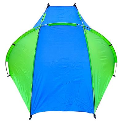 China Straight Tying Type Biggest Product 1-2 Person Outdoor Camping Picnic Fishing Sun Shelter Noise Up Straight Tying Type Beach Tent for sale