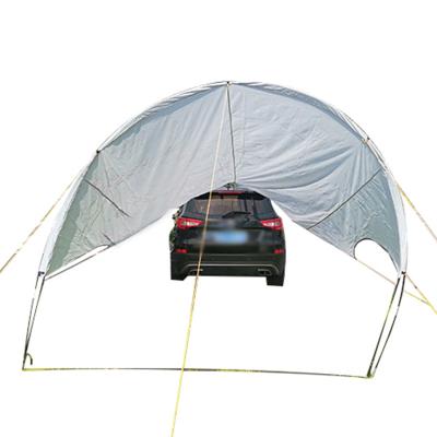 China Extended Type High Quality Product Outdoor Travel Preferred Single Layer Waterproof Polyester Type One Bedroom Fiberglass Extended Rear Tent for sale