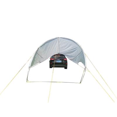 China Extended Type Best Selling Quality Portable Type One Polyester 190T Fiberglass Rear End Extended Tent For Outdoor Camping Travel for sale