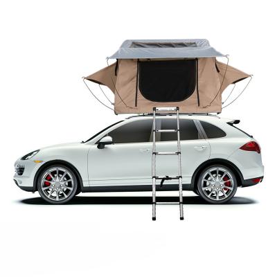 China Straight Tie Type Aluminum Straight Tie Type Multifunctional Outdoor Hard Shell Awning Sunproof Waterproof 3-4 Person Camping Tent Roof for sale