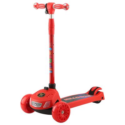 China China Cheap Plastic Wholesale Baby 3 Wheels Adjustable Electric Scooters for sale