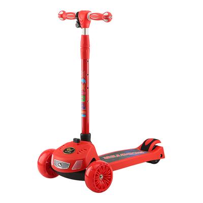 China Child Plastic Battery Operated Kids Baby Electric Kick Scooter for sale