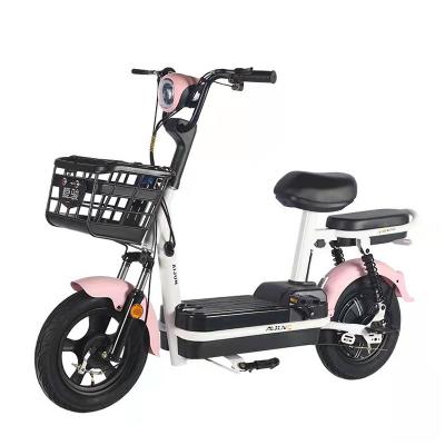 China steel cheap price 350w electric bikes china electric bike with lead acid battery for sale