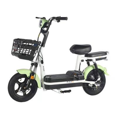 China Steel Drop Shipping Long Range 48v 350w Cheap City Bike Electric Power Assisted Lady Bike for sale