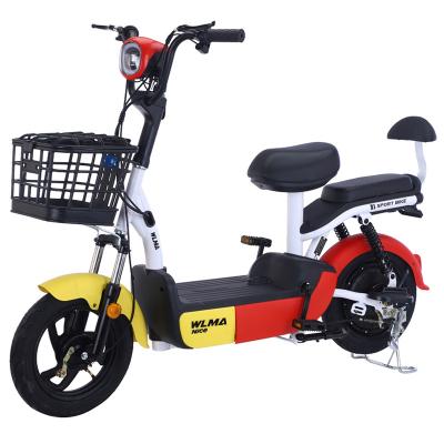 China Popular Steel Electric Bike E-Bike With Max Rear Drive Motor 2 Wheels Electric Bicycle for sale