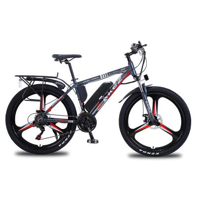 China Aluminum alloy mountain bike 36v 350w motor two seats electric e-bike high speed bicycle for sale