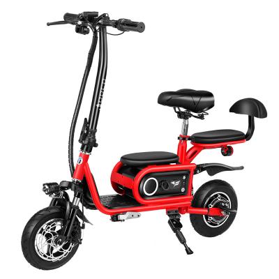 China New Small Folding Electric Bicycle 500W 10AH Unisex Ultra Light Lithium Powered Electric Bike for sale