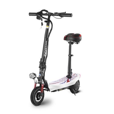 China Unisex Electric E Scooter Adult 24V 36V 48V 350W 500W Scooter With Brushless Motor for sale