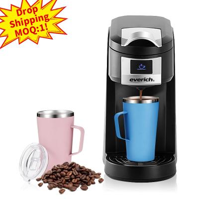 China Everich coffee maker coffee machine dropshipping electric single serve k cup coffee maker machine for sale