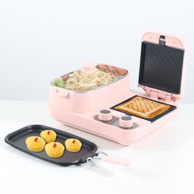 China 2022 Hotel New Arrival Sandwich Maker Multifunctional 3 in 1 Breakfast Machine with Toast for sale