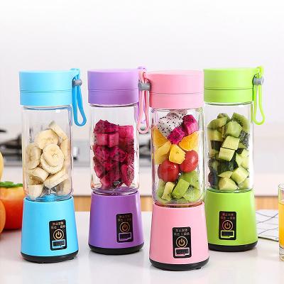 China Mini 2-6 Leaf Eco-friendly Portable Multifunctional Stainless Steel Cutter Portable Beauty Everich Beauty USB Electric Fruit Juicer Bottle and Blender for sale