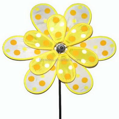 China Garden Ornament Beautiful Double Flower Decoration Colorful Sun for sale