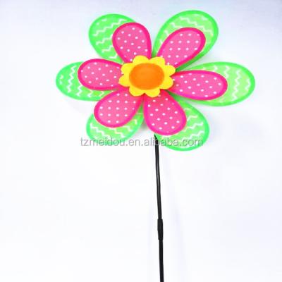 China Factory direct low price new garden planter stakes toy toys advertising sun windmill toy for sale