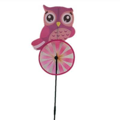 China Garden Ornament Owl Cartoon Windmill Sun for Kids for sale