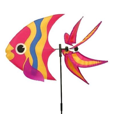 China Garden Planter Stakes Hot Nylon Animal Windmill Garden Ornament Toy Windmill Sun Decoration for sale