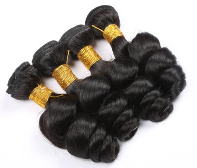 China Qingdao Wave Silky Straight Hair Vendors Peruvian Virgin Hair Weave Bundle With Natural Lace Closure Hairline for sale