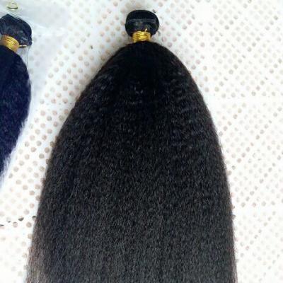 China High Quality Yaki Hair 40 Inch Brazilian Virgin Hair Curly Straight Hair for sale